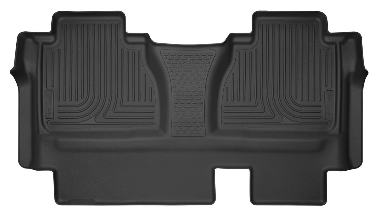 Husky Liners - Husky Liners 14-18 Toyota Tundra Double Cab Pickup 2nd Seat Floor Liner Full Coverage Black 53851