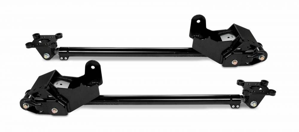 Cognito Motorsports Truck - Cognito Motorsports Truck Tubular Series LDG Traction Bar Kit For 11-19 Silverado/Sierra 2500HD/3500HD With 6.0-9.0 Inch Rear Lift Height 110-90590