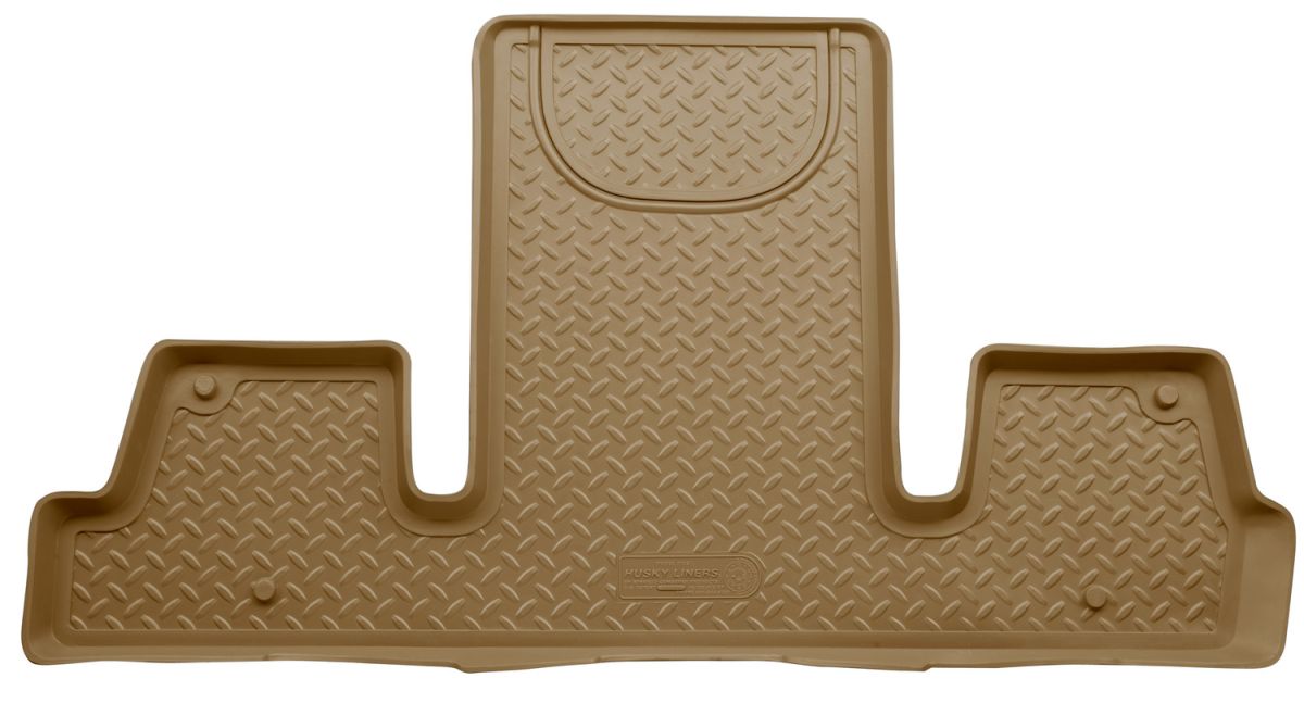 Husky Liners - Husky Liners Floor Liners 3rd Seat 08-15 Enclave/Traverse/Acadia/Outlook Bucket Seats Only Classic Style-Tan 71023
