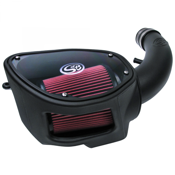 S&B - S&B Cold Air Intake For 07-11 Jeep Wrangler JK V6-3.8L Oiled Cotton Cleanable Red 75-5084