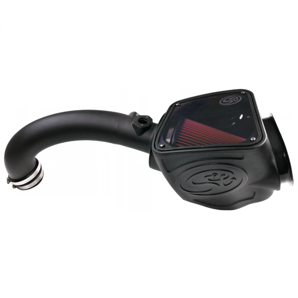 S&B - S&B Cold Air Intake For 16-18 Nissan Titan, V8-5.0L Cummins Oiled Cotton Cleanable Red 75-5082