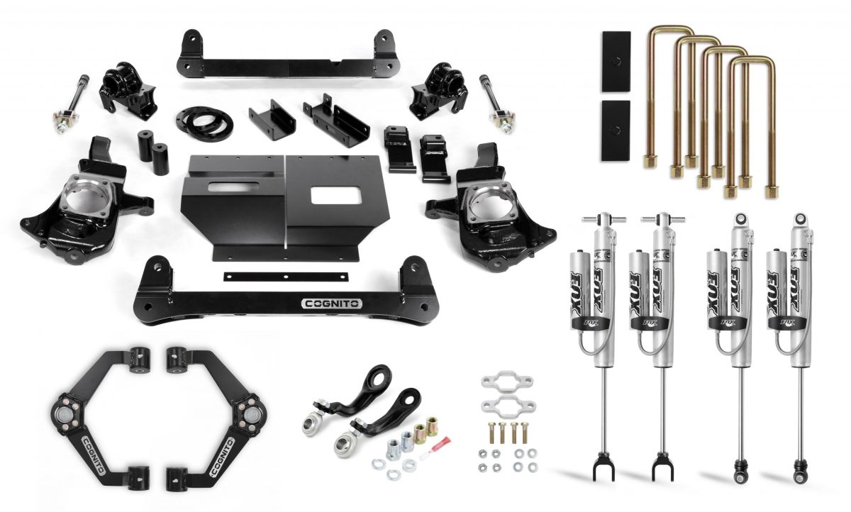 Cognito Motorsports Truck - Cognito Motorsports Truck 4-Inch Performance Lift Kit with Fox PSRR 2.0 Shocks for 11-19 Silverado/Sierra 2500/3500 2WD/4WD 110-P0967
