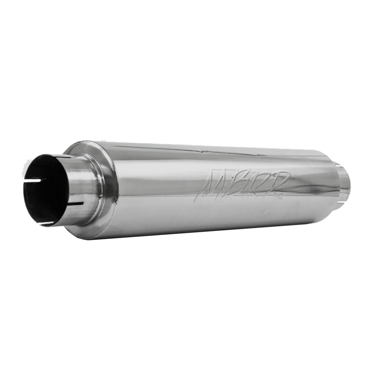 MBRP - MBRP 4 Inch Inlet/Outlet Quiet Tone Exhaust Muffler 24 Inch Body 6 Inch Diameter 30 Inch Overall T409 Stainless Steel M1004S