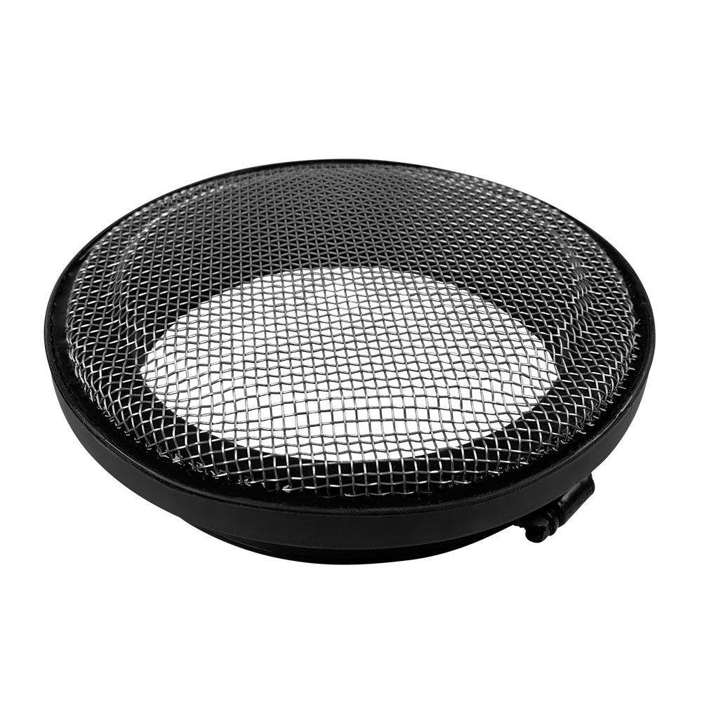 S&B - S&B Turbo Screen 5.0 Inch Black Stainless Steel Mesh W/Stainless Steel Clamp 77-3001