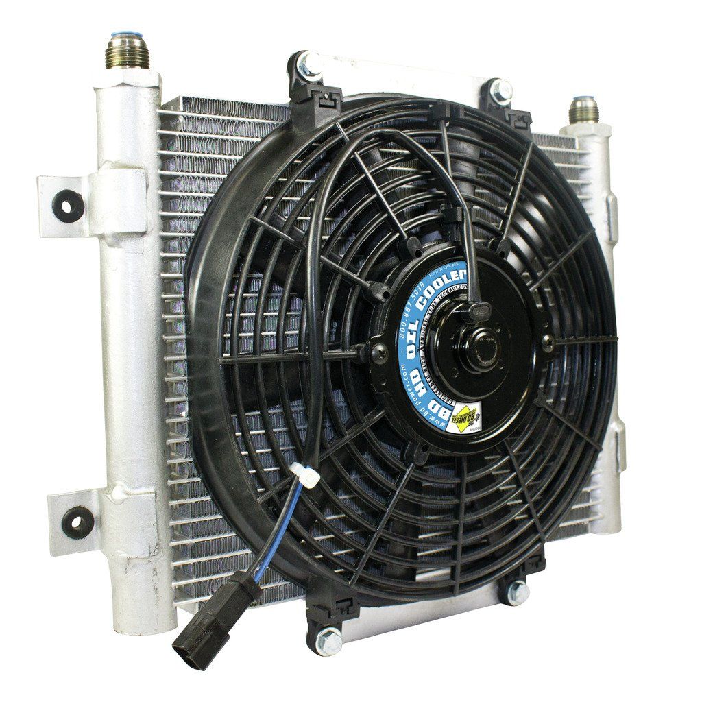 BD-Power - BD-Power Xtruded Auxiliary Trans Cooler With Fan