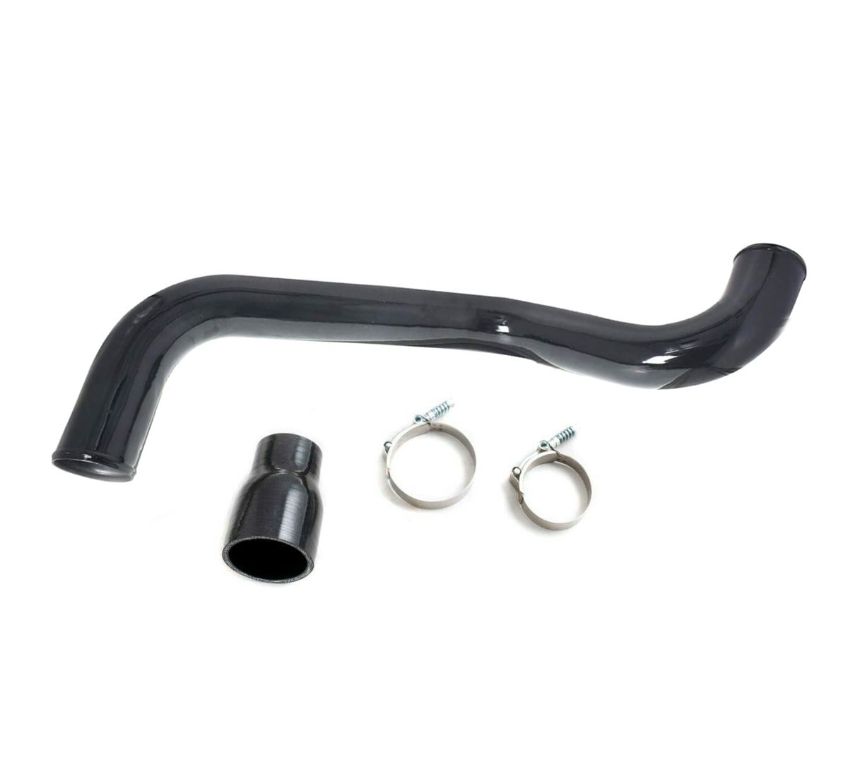 Rudy's Performance Parts - Rudy's SS Black Hot Side Intercooler Pipe For 2001-2010 GM 6.6L Duramax Diesel