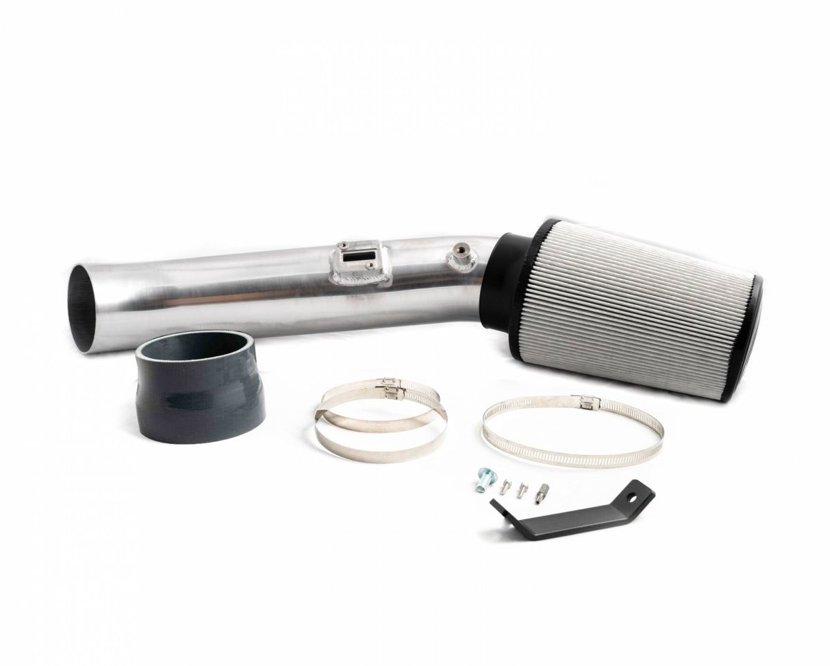 Rudy's Performance Parts - Rudy's Polished Cold Air Intake Kit w/ S&B Dry Filter For 11-16 6.7L Powerstroke
