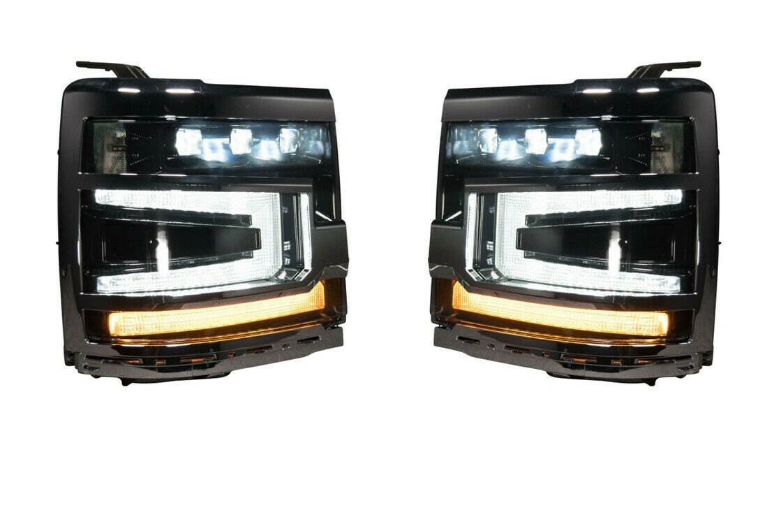 Morimoto - Morimoto XB LED Plug & Play Headlight Assemblies With Black Trim For 16-18 Chevy Silverado 1500