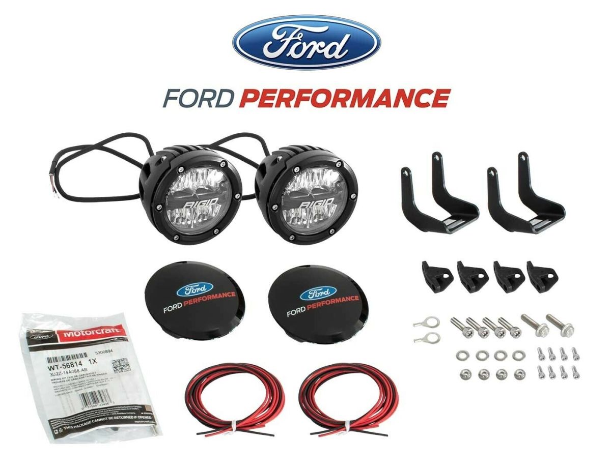 Ford Racing - Ford Performance Rigid Mirror Mounted Off-Road Lights For 2021+ Ford Bronco