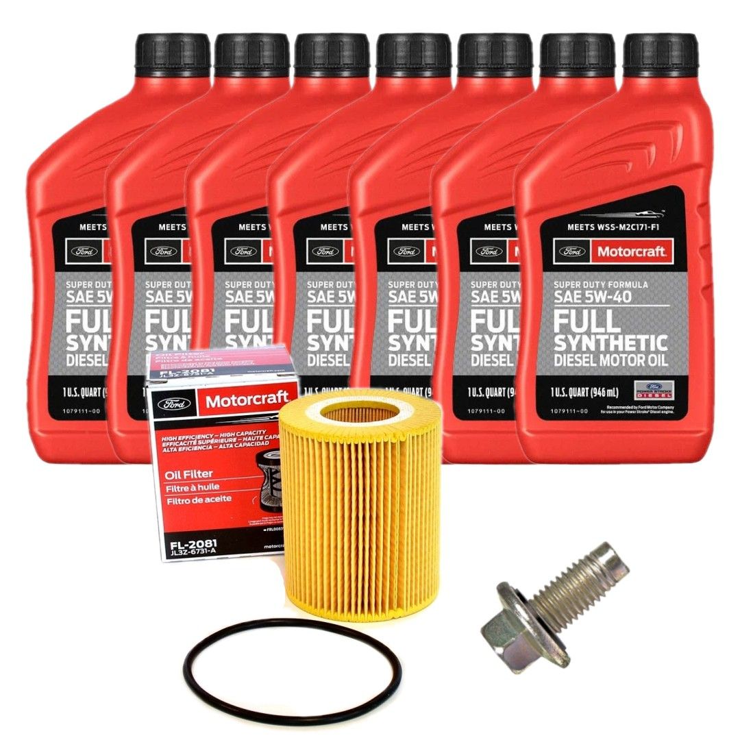 OEM Ford - Motorcraft Extreme Duty Oil Change Kit For 2018+ Ford F-150 3.0L Powerstroke