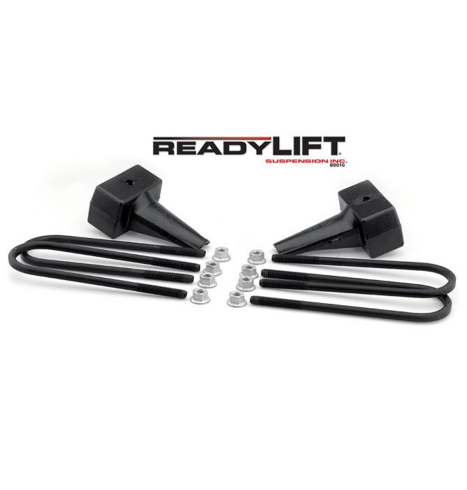 ReadyLift - ReadyLift Factory Style 4" Rear Block Kit For 99-10 Ford Super Duty 2WD/4WD SRW