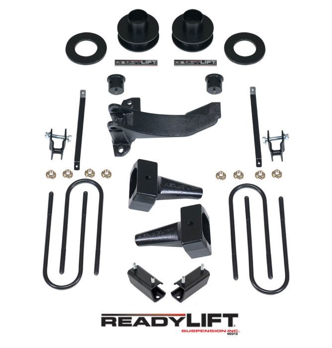 ReadyLift - ReadyLift 2.5" SST Lift Kit W/5" Rear Blocks For 2011-2016 Ford Super Duty 4WD