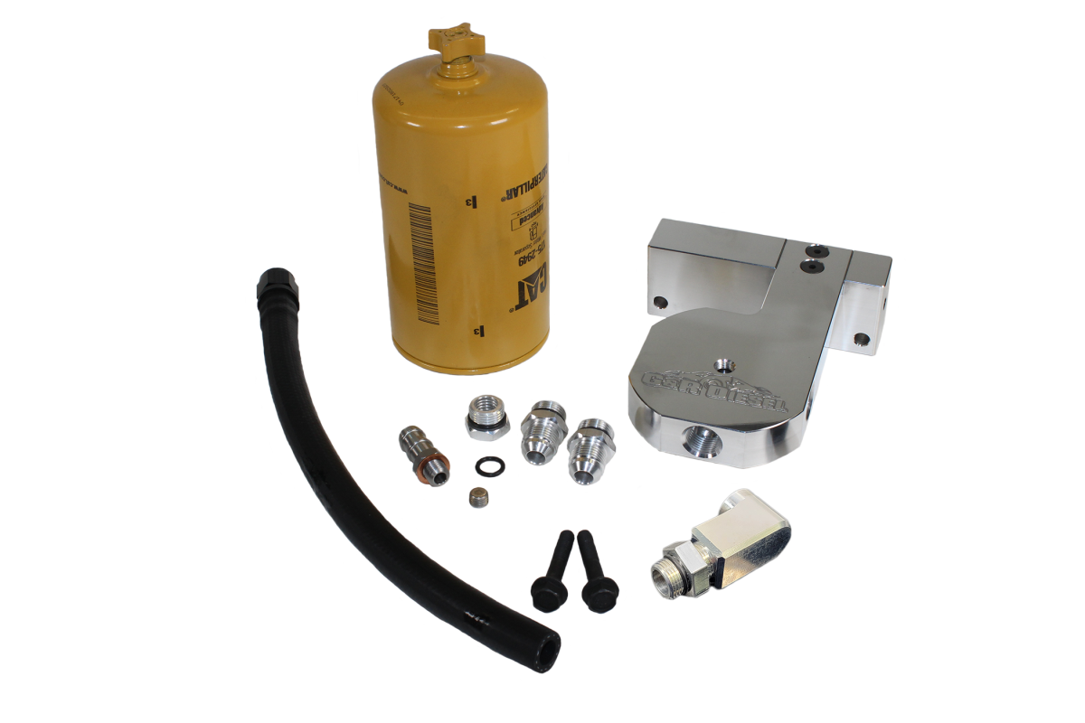 G&R Diesel - G&R Diesel CAT Fuel Filter/Separator Conversion Kit For 10-18 RAM 6.7L Cummins