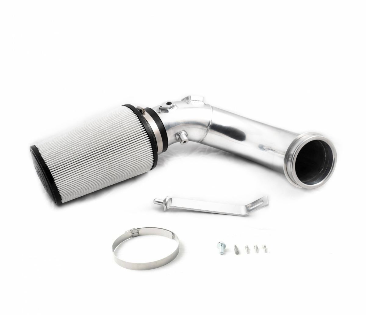 Rudy's Performance Parts - Rudy's Polished 4" Air Intake S&B Dry Filter For 2007.5-2012 Dodge 6.7L Cummins
