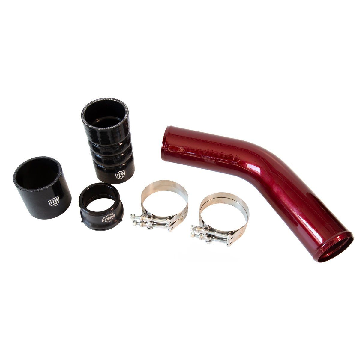 H&S Motorsports - H&S Red Hot Side Intercooler Pipe Kit For 2011-2021 Ford 6.7L Powerstroke