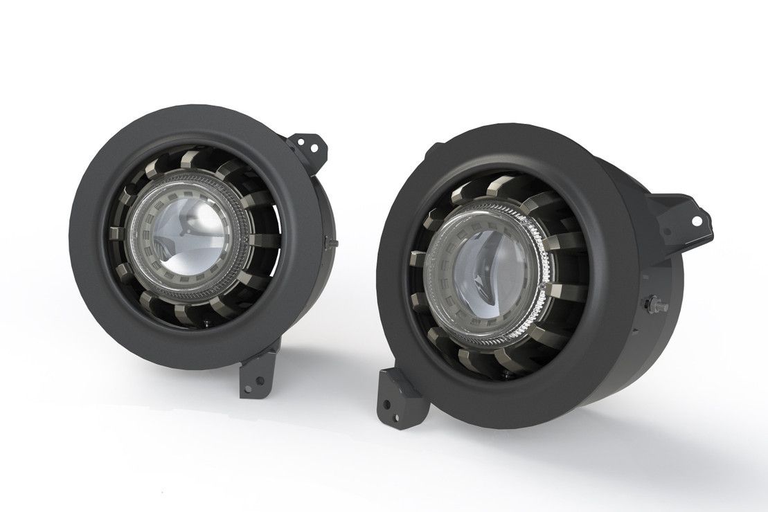 Morimoto - Morimoto Super7 LED 7" 6300K White Projector Headlights For 18+ Jeep Wrangler JL