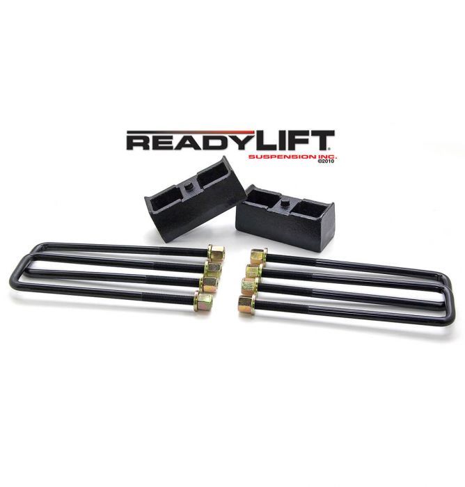 ReadyLift - ReadyLift Factory Style 2.25" Rear Block Kit For 1999+ Gm Silverado Sierra 1500