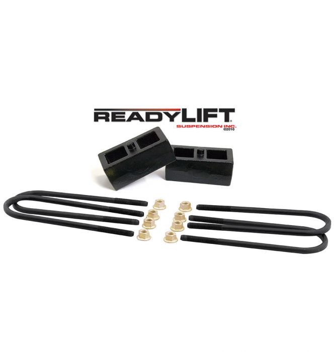 ReadyLift - ReadyLift 2" Rear Block Kit For 2000-2010 GM Silverado/Sierra 2500/3500 HD SRW