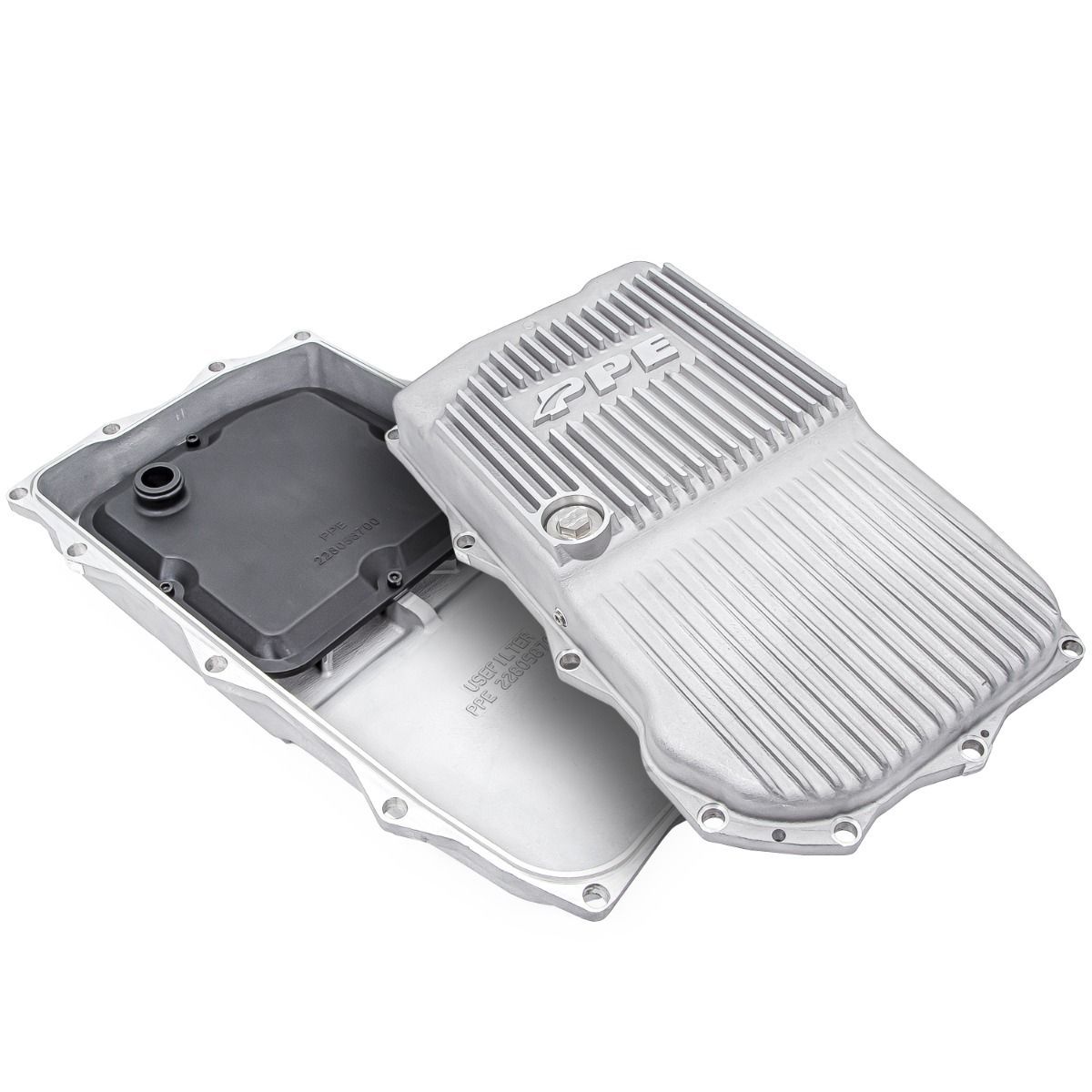 PPE - PPE Raw Aluminum Trans Pan For 2010+ BMW 2/3/4/5/6/7/M/X/Z Series 8-Speed Auto