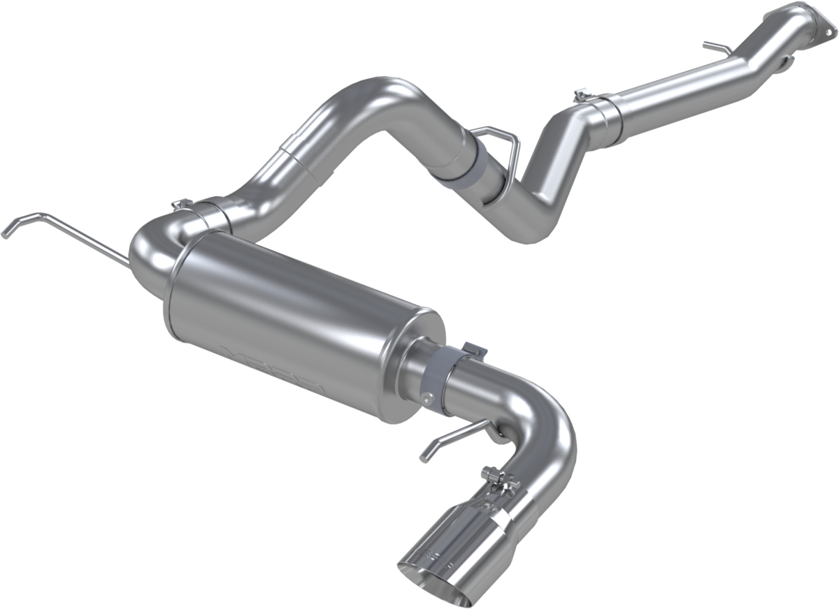 MBRP - MBRP 3" Stainless Steel Single Rear Exit Cat Back Exhaust for 2021+ Ford Bronco