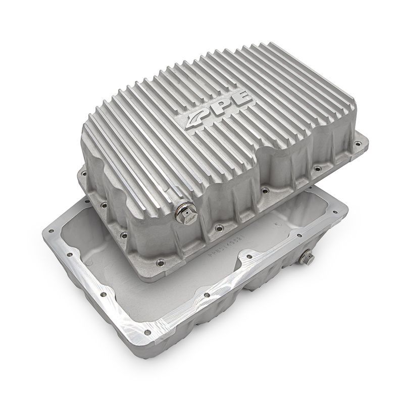 PPE - PPE Raw Heavy Duty Cast Aluminum Oil Pan For Ford 2011-2021 6.7L Powerstroke
