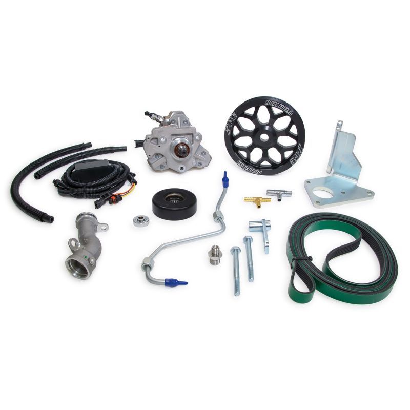 PPE - PPE Dual Fueler Kit & CP3 Pump W/ 816 Style Pulley For 02-04 6.6L LB7 Duramax