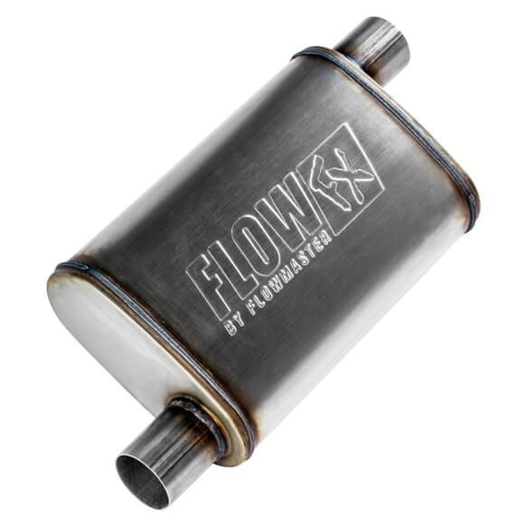 Flowmaster - Flowmaster FlowFX Series 2.25" In/Out Offset Muffler For Gas Cars Trucks & Suv's