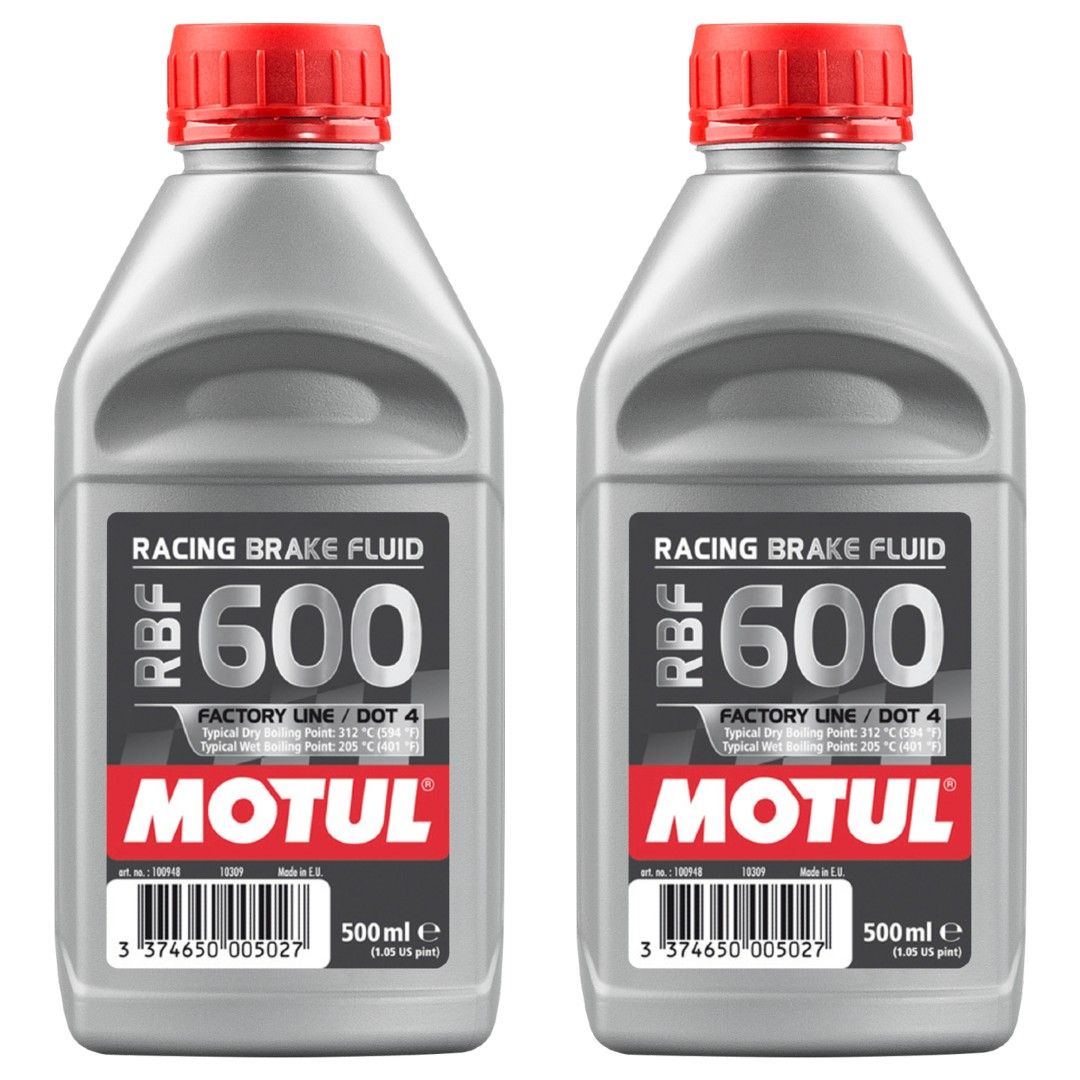 Motul - Motul (2) .5L RBF 600 Factory Line Full Synthetic Racing DOT 4 Brake Fluid