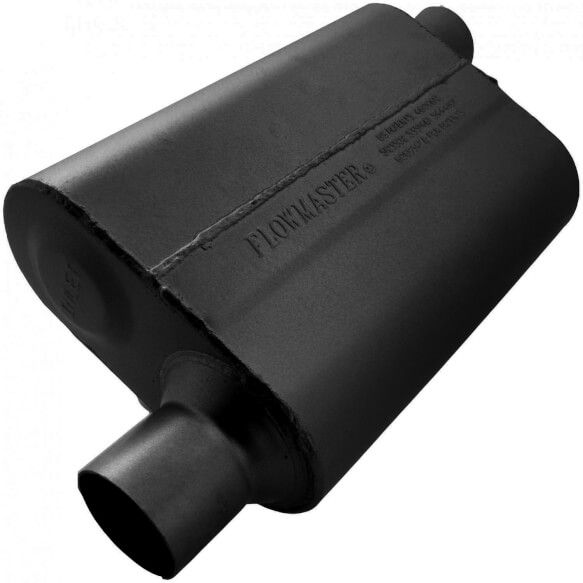 Flowmaster - Flowmaster 40 Series Delta Flow 2.5" In/Out Offset Chambered Universal Muffler