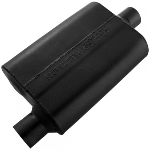 Flowmaster - Flowmaster 40 Series 2.5" Offset In 2.5" Center Out Chambered Universal Muffler