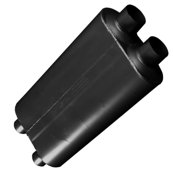 Flowmaster - Flowmaster 50 Series Big Block 2.75" Dual In 2.5" Dual Out Chambered HD Muffler