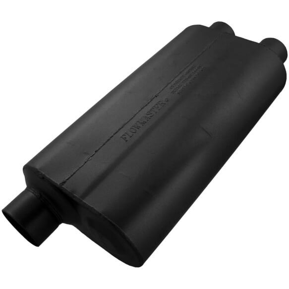Flowmaster - Flowmaster 50 Series Heavy Duty 3" Offset In 2.5" Dual Out Chambered Muffler