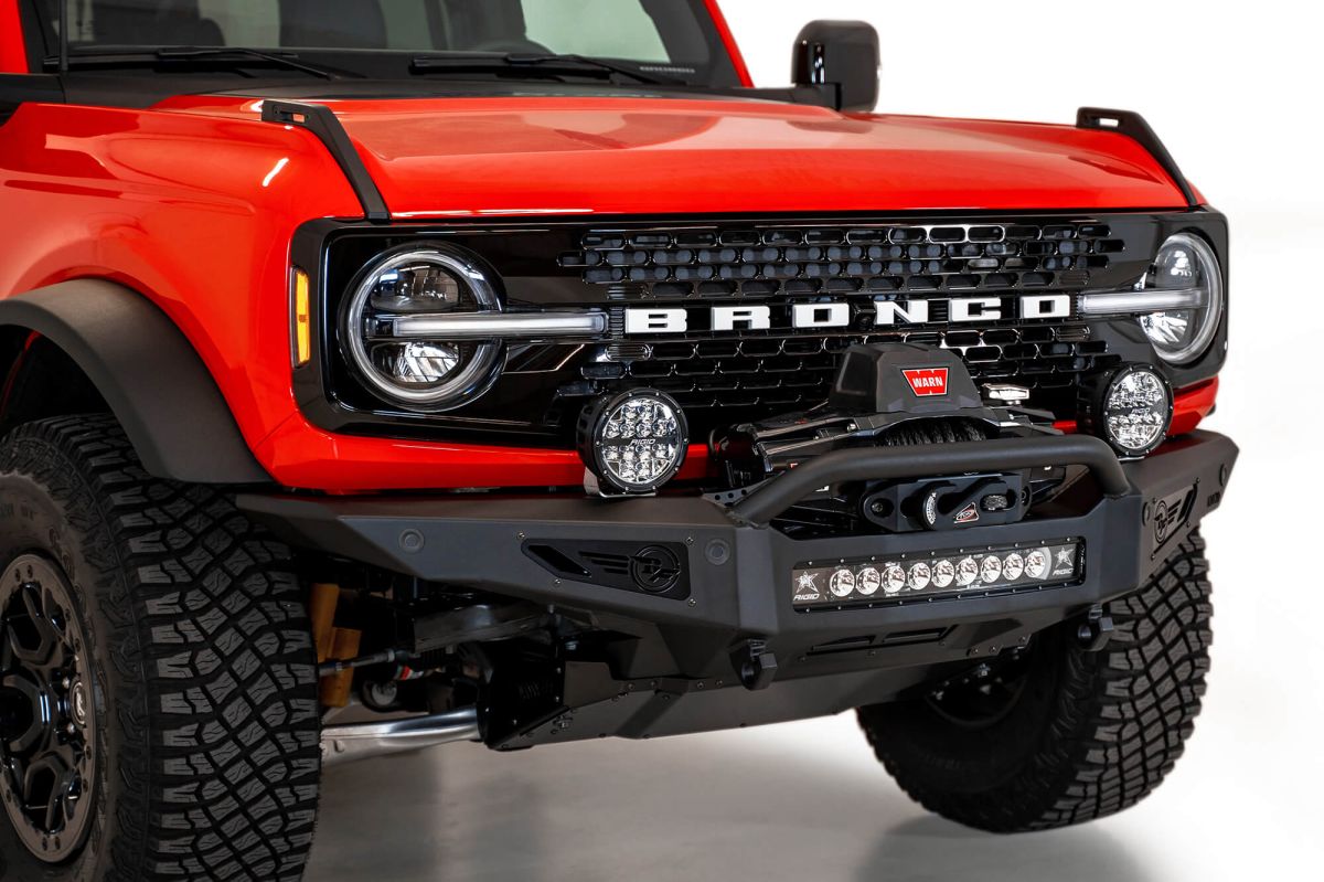 Icon Vehicle Dynamics - Addictive Desert Designs Rock Fighter Front Bumper For 2021-2022 Ford Bronco
