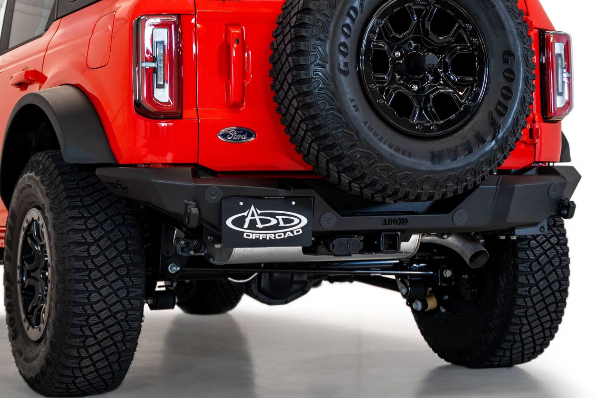 Icon Vehicle Dynamics - Addictive Desert Designs Rock Fighter Rear Bumper For 2021-2022 Ford Bronco