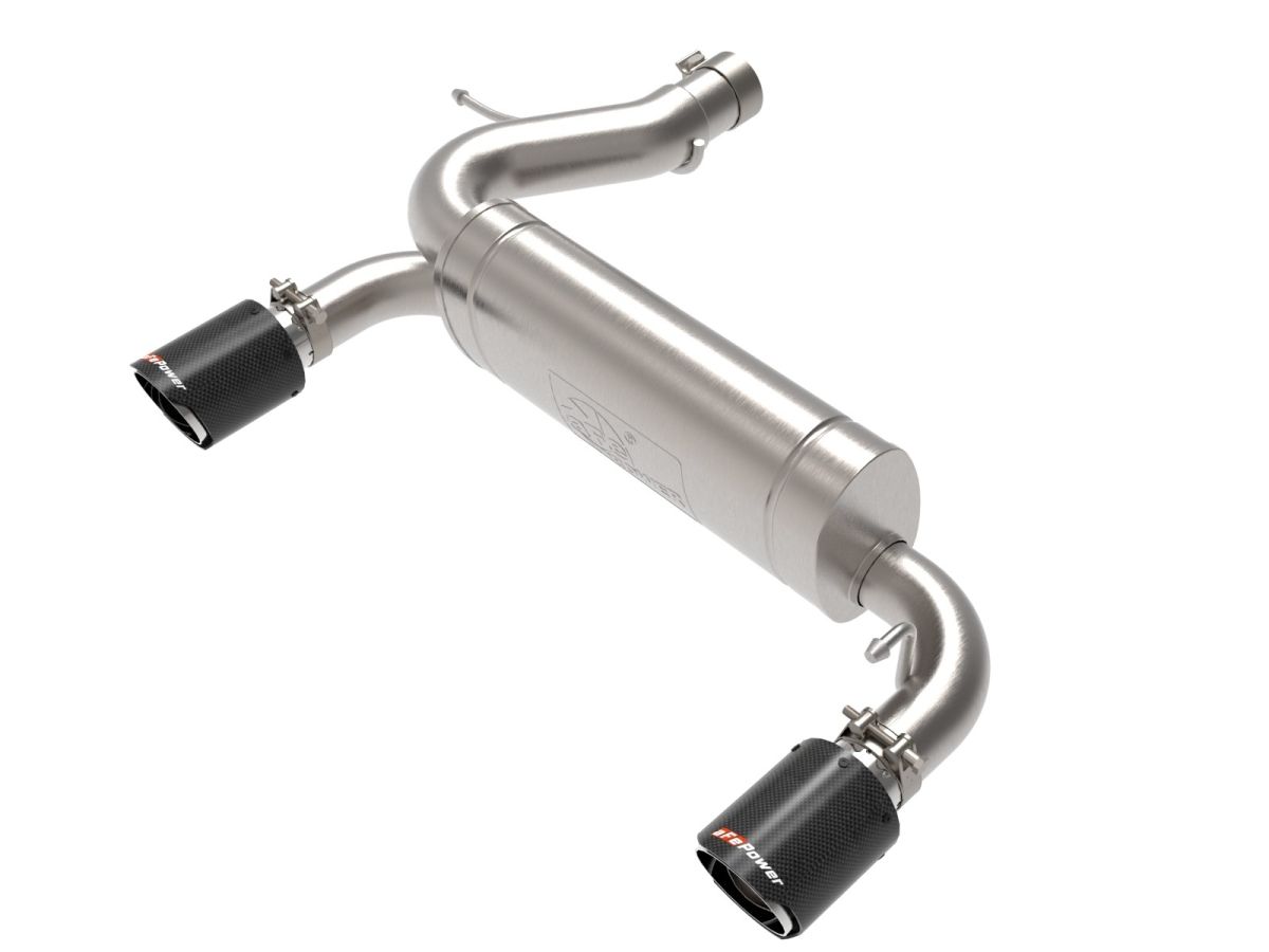 Icon Vehicle Dynamics - AFE Vulcan Series Stainless Axle-Back Exhaust W/ Carbon Tips For 21+ Ford Bronco