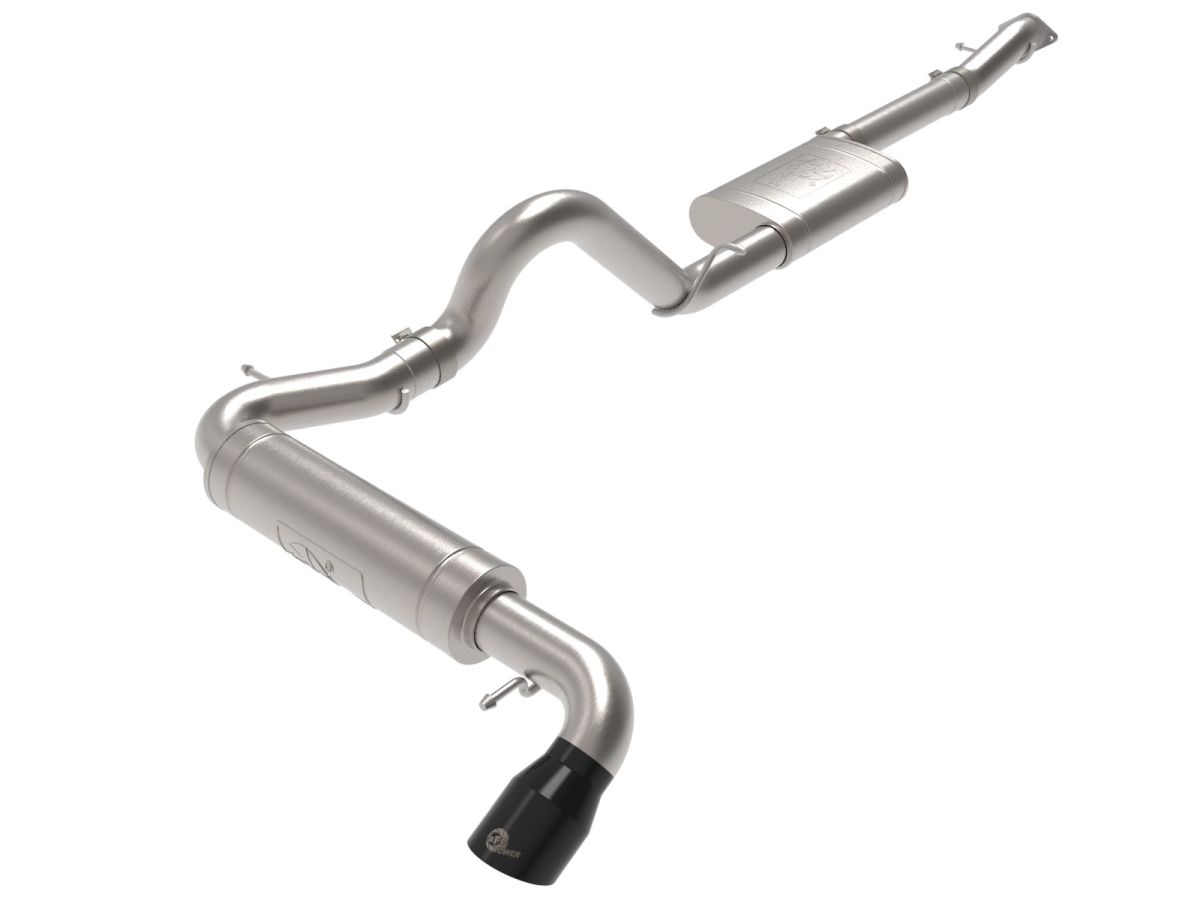 Icon Vehicle Dynamics - AFE Apollo GT Series Stainless Exhaust W/ Black Tips For 2021+ Ford Bronco