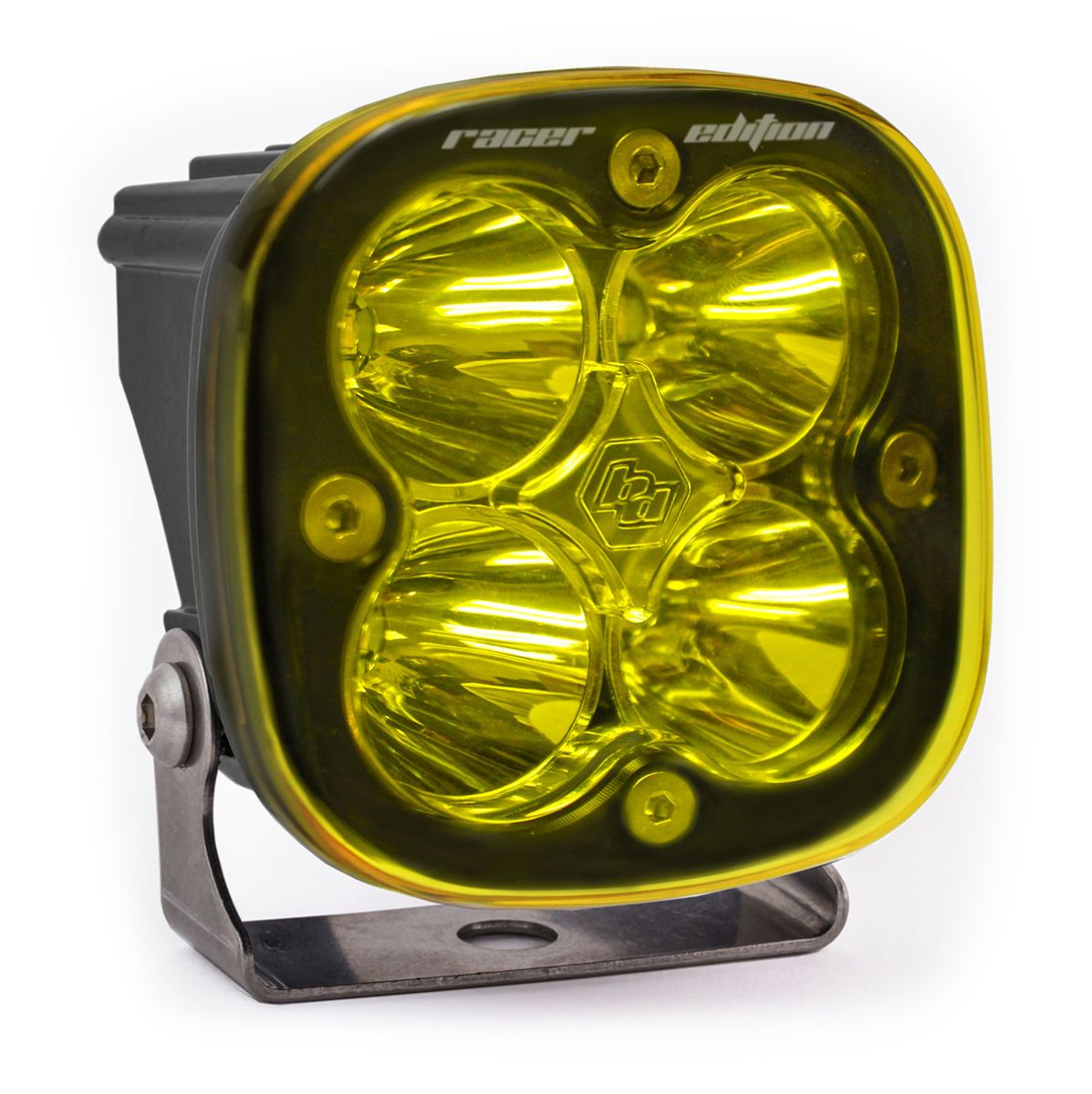 Baja Designs - Baja Designs Squadron Racer Edition Amber 4,300 Lumens LED Spot Light Pod