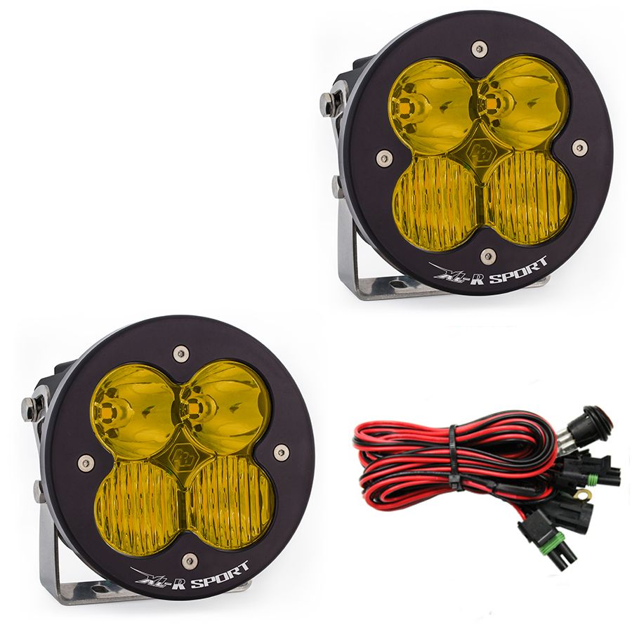 Baja Designs - Baja Designs XL-R Sport Amber LED Driving/Combo Light Pods 3,150 Lumens - Pair