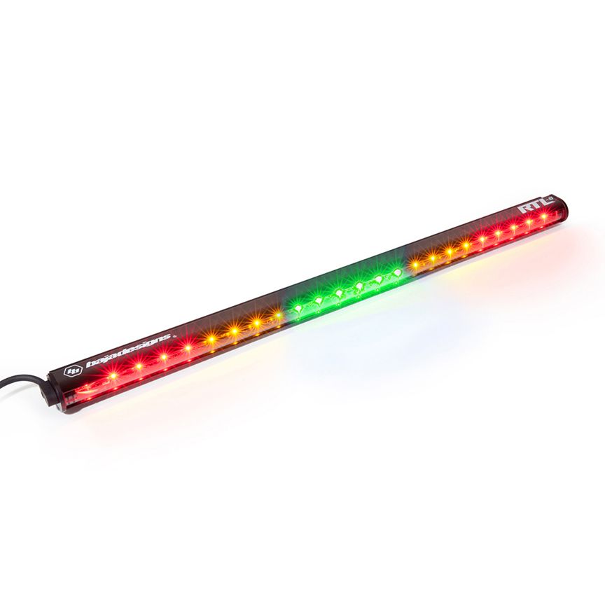 Baja Designs - Baja Designs 30" LED Light Bar White/Amber/Green RTL-G Straight Running Light