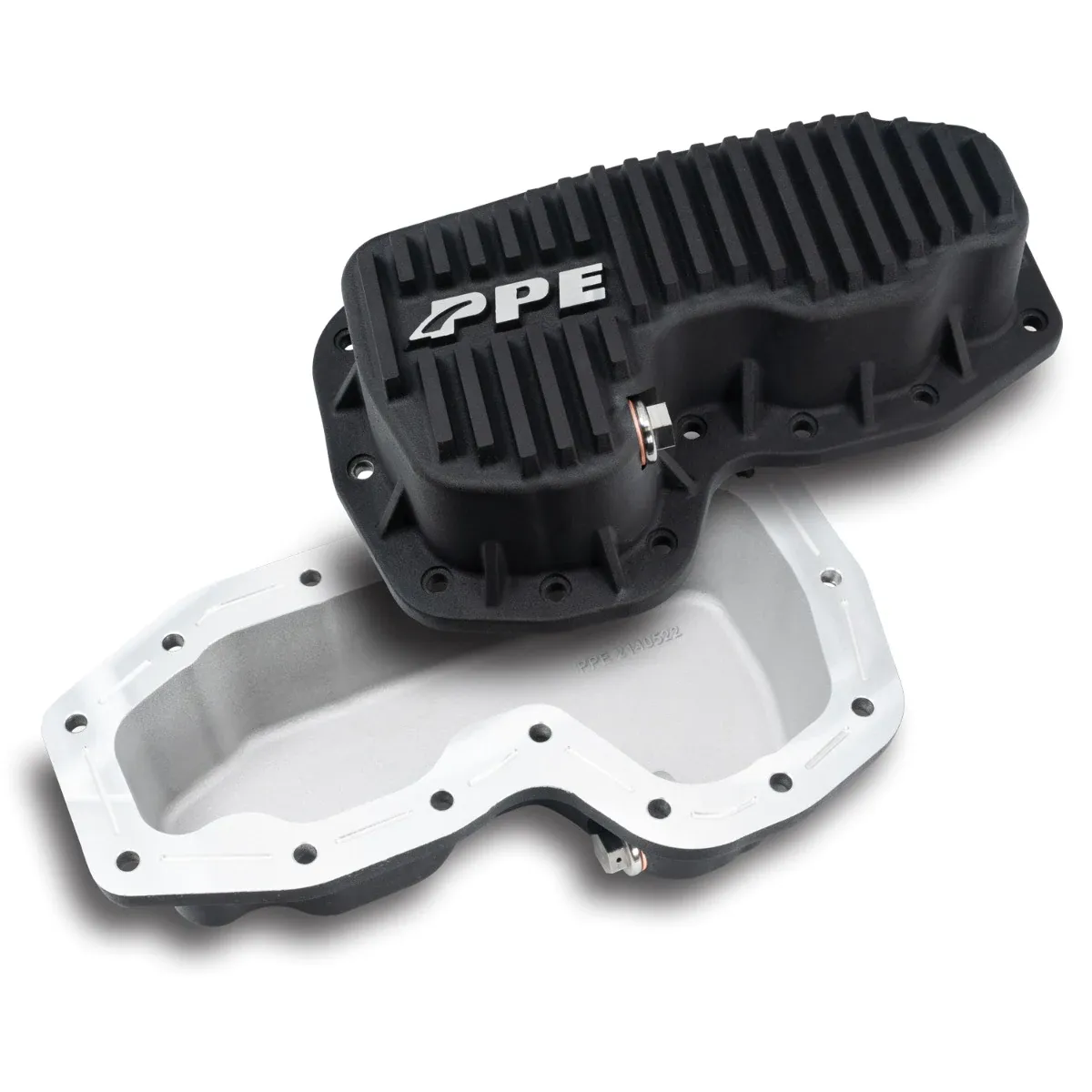 PPE - PPE Heavy Duty Black Aluminum Oil Pan For 2011-2022 Jeep Grand Cherokee 3.6L Gas