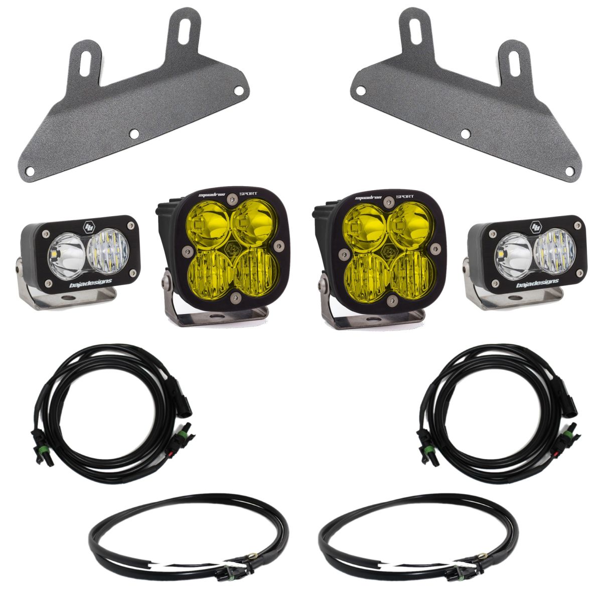 Rudy's Performance Parts - Rudy's Custom Double LED Fog Light Kit For 2021+ Ford Bronco With Modular Bumper