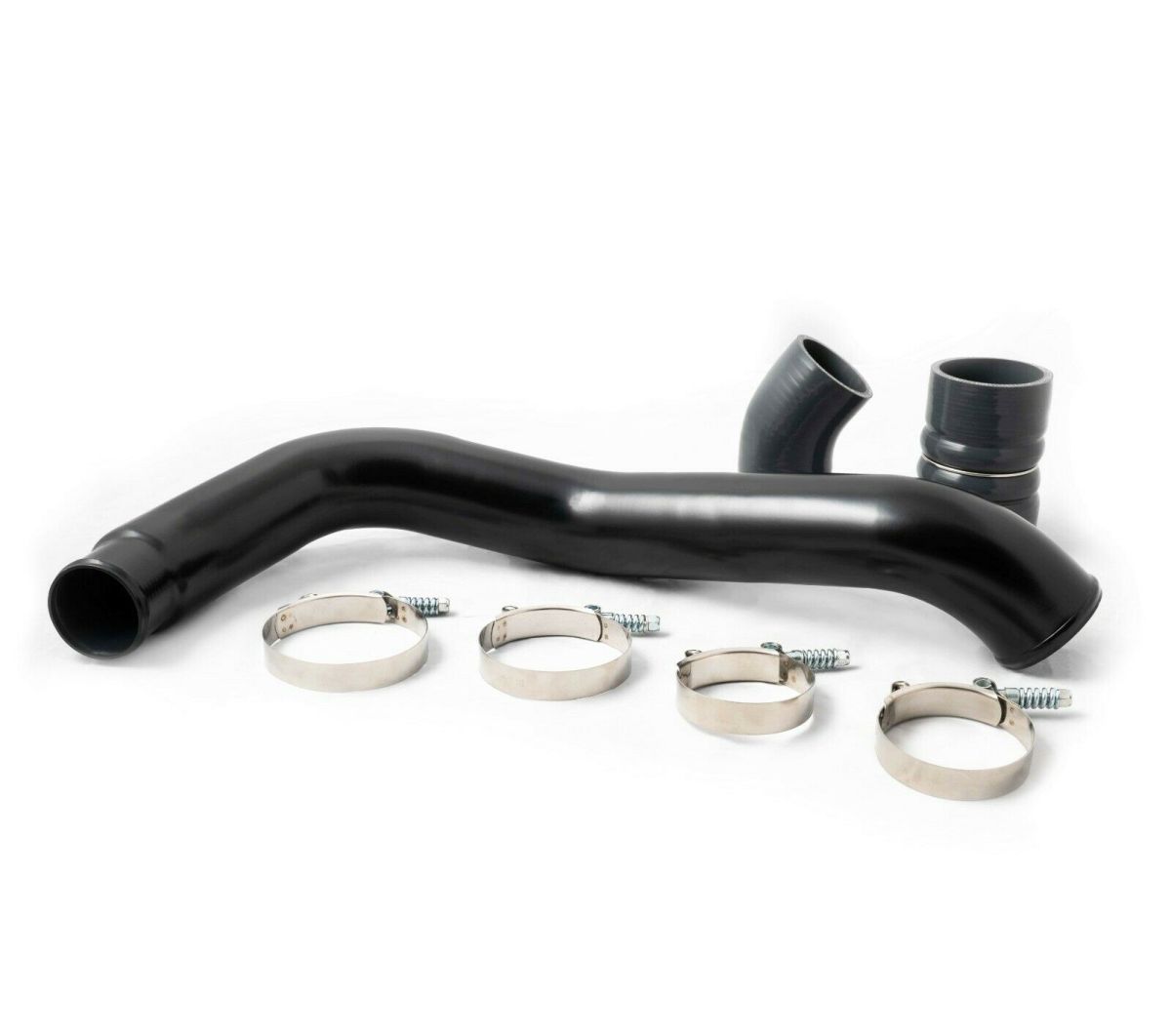 Rudy's Performance Parts - Rudy's Black Hot Side Intercooler Pipe 2003-2007 Ford 6.0L Powerstroke Diesel