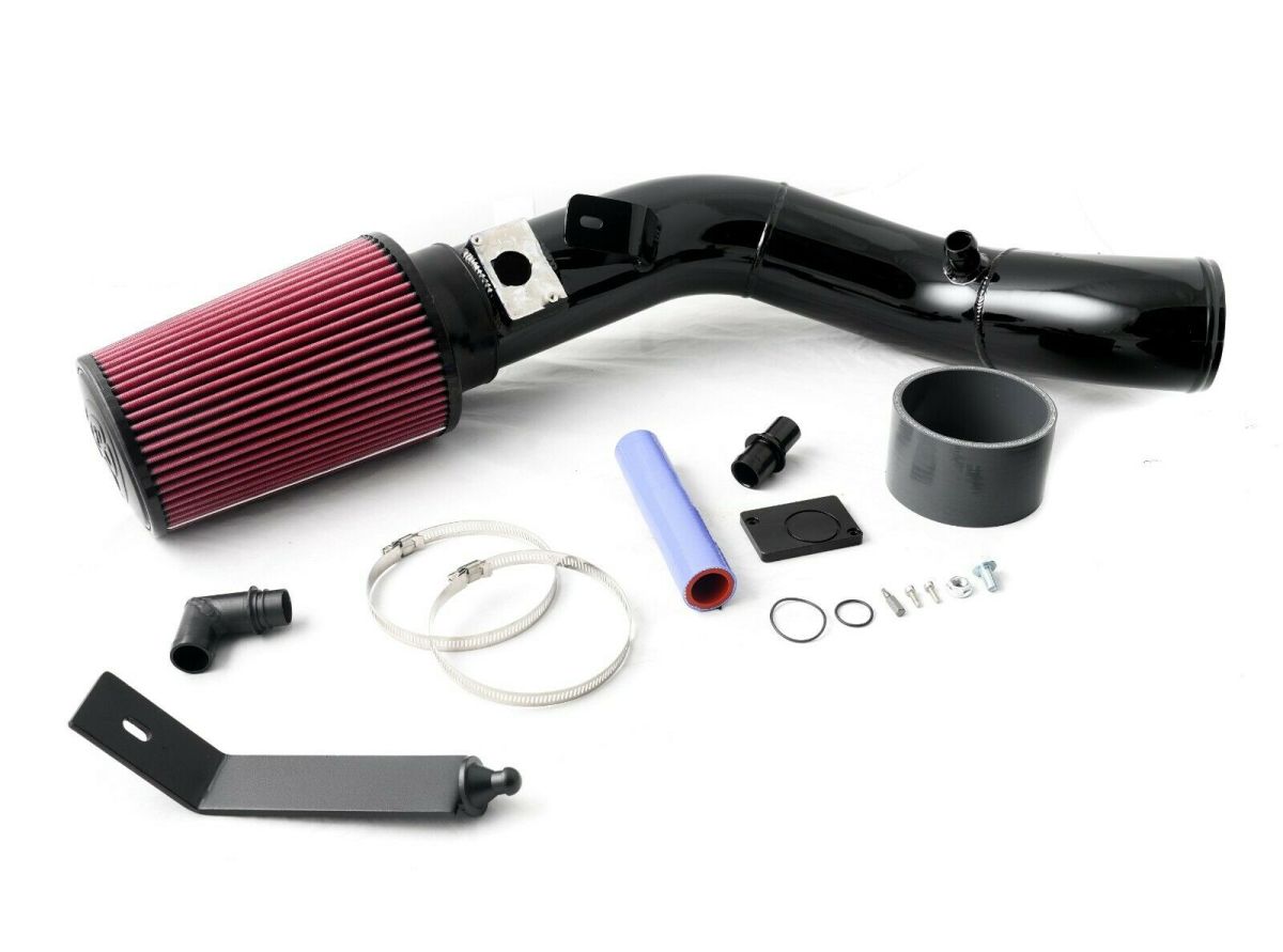 Rudy's Black Cold Air Intake S&B Oiled Filter 03-07 Ford 6.0L Powerstroke Diesel