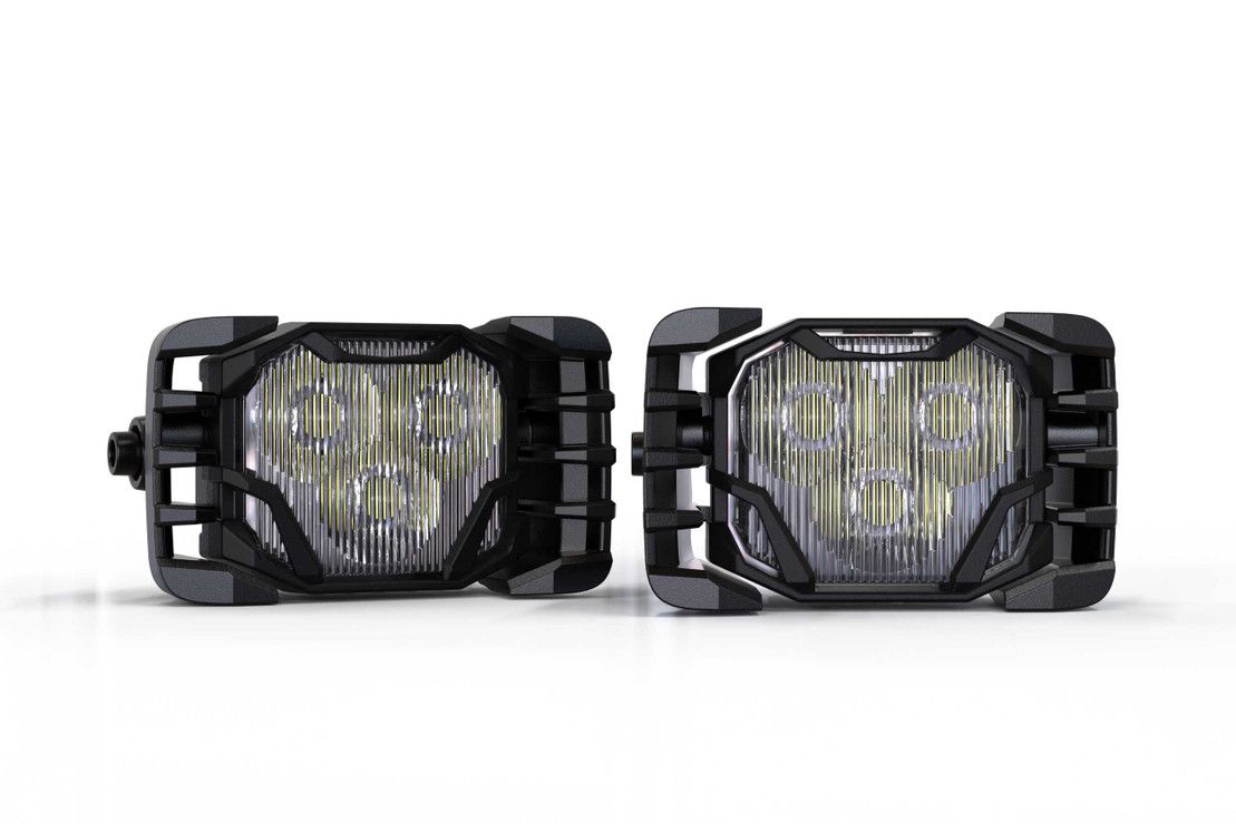 Morimoto - Morimoto 4Banger Clear SAE LED Fog Lights For 15-20 Ford F-150 / 17-21 F250/F350