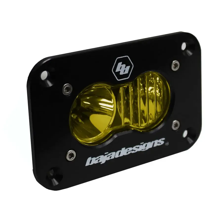 Baja Designs - Baja Designs S2 Sport 5000K Amber Driving/Combo Flush Mount LED Light Pod