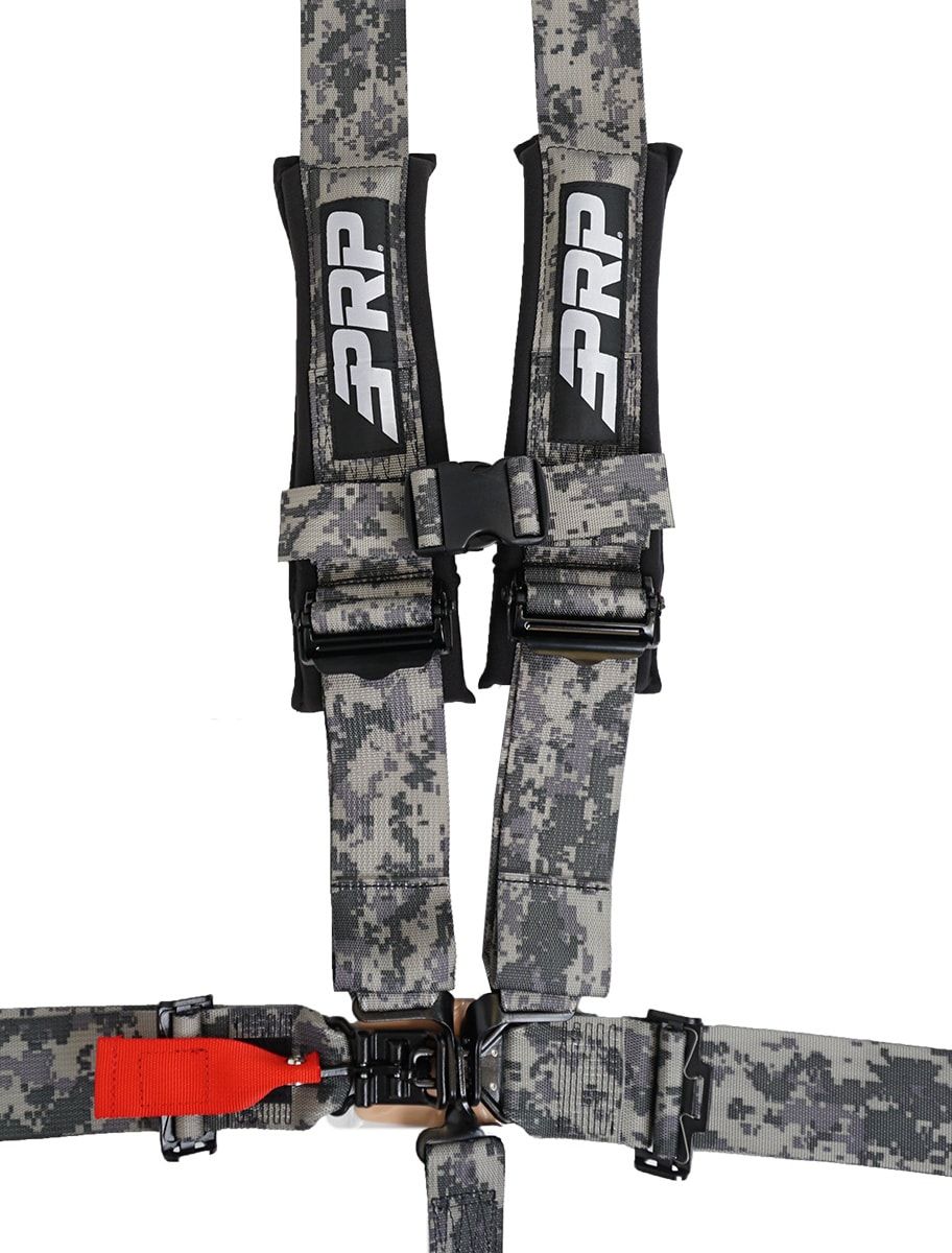 PRP 5.3 Digital Camo 5-Point Adjustable 3" Belt Harness With Auto Style Latch