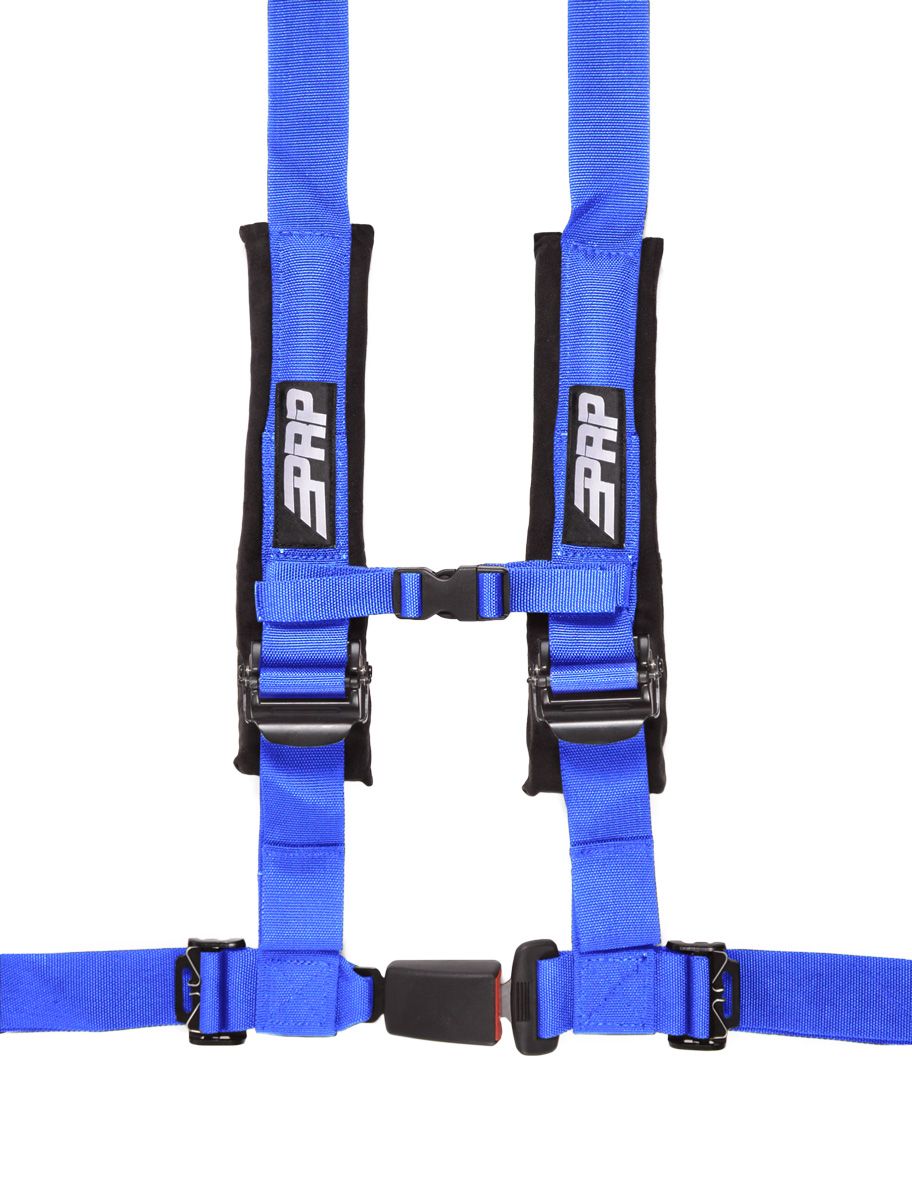 PRP 4.2 Blue 4-Point Adjustable 2" Belt Harness With Auto Style Latch