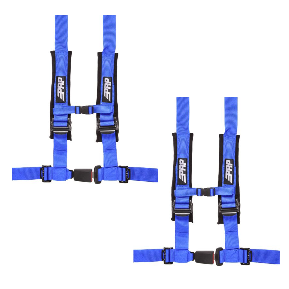 PRP 4.2 Blue 4-Point Adjustable 2" Belt Harness Pair With Auto Style Latch