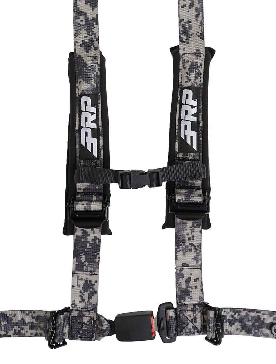 PRP 4.2 Digital Camo 4-Point Adjustable 2" Belt Harness With Auto Style Latch