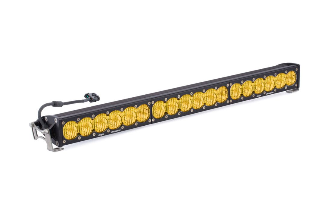 Baja Designs - Baja Designs OnX6+ 30" Straight Amber Wide Cornering LED Light Bar 31910 Lumens